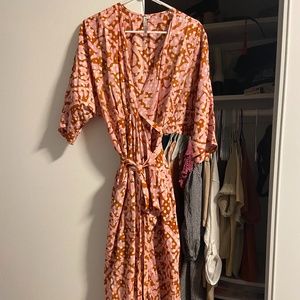 Osei Duro Letsa Wrap Dress in Hedera- M